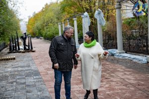 Новый сквер в Мурманске